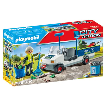 PLAYMOBIL City Action Electrische straatveegmachine - 71433
