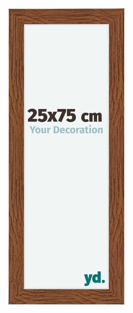 Your Decoration - Fotolijst 25x75 cm - MDF - Eiken Rustiek - Como