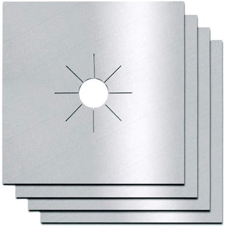 Dailygoody - Kachelbranderhoes - Hittebestendig - Zilver