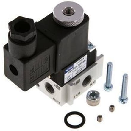 3/2 G1/8'' M5 (M5) NO Magneetventiel 24V AC 0-8bar/0-112psi YPC