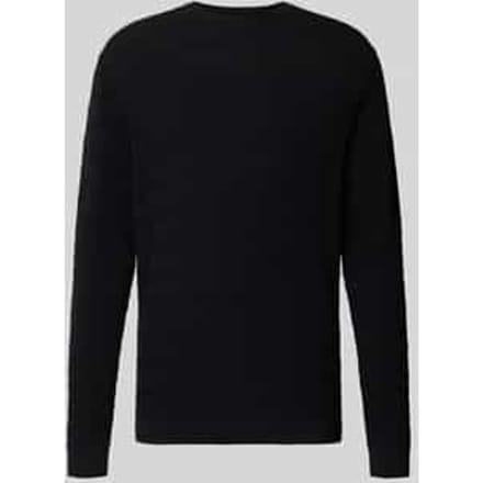 Regular fit Gebreide pullover met ronde hals