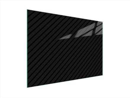 TMK ArtDeko - Snijplank - 40x30 cm - Glas - Zwart