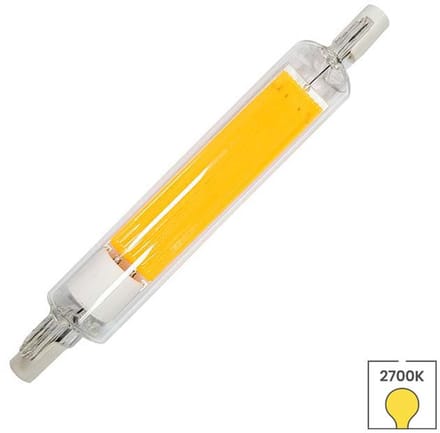 Lybardo - R7s LED staaflamp - 118 mm - 7.5W - 2700K Warmwit Licht