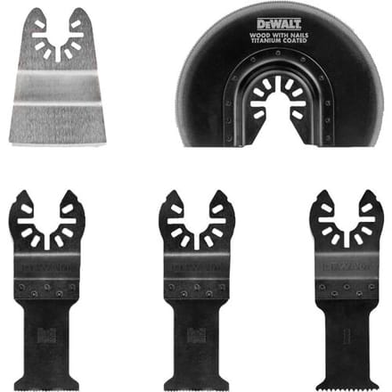 DeWALT DT20715 Multitool Accessoireset 5-delig in Toughcase
