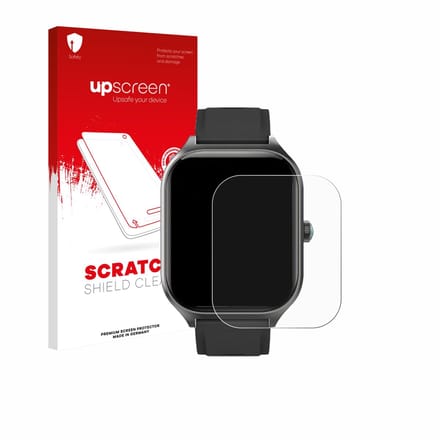 upscreen - Screenprotector voor FORRLITE Smartwatch 2.01" - Folie Beschermfolie transparant