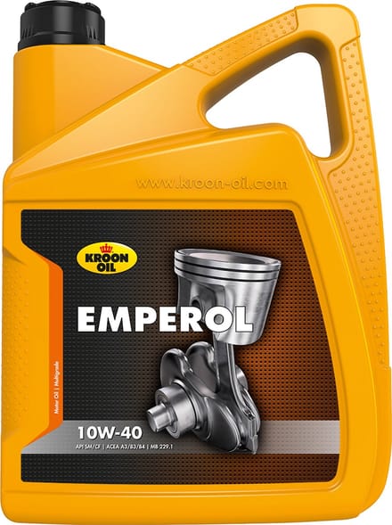 Kroon-Oil Emperol - 10W-40 Motorolie - Semi-Synthetisch - 5 Liter - Transparant