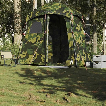 vidaXL - Douchetent - 2-persoons - waterdicht - camouflage