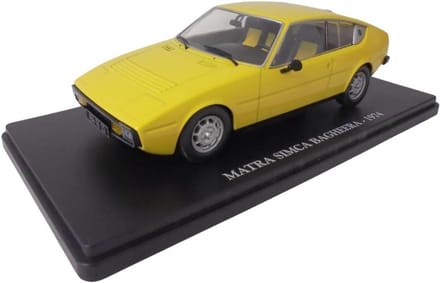10-in-1 Collectible Modelauto 1/24 compatibel met Simca Bagheera 1974
