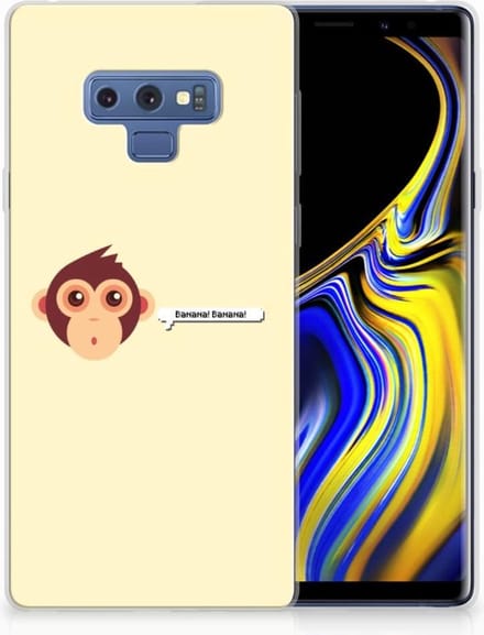 Samsung Galaxy Note 9 Telefoonhoesje met Naam Monkey