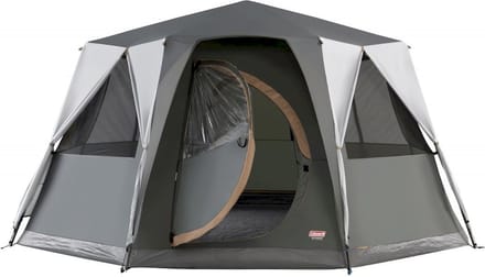 Coleman Octagon - 8 persoons tent met 360° view - volledige stahoogte - grijs