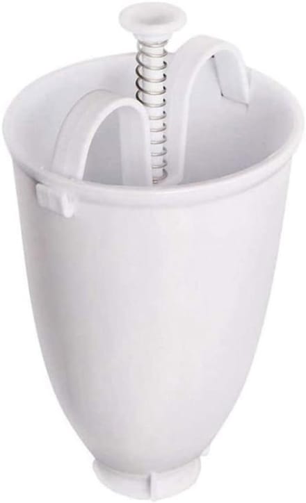 Donut Maker - Donutvorm Bakvorm - Zelf Gebak Maken - Handmatige Bediening - 18 cm - Wit
