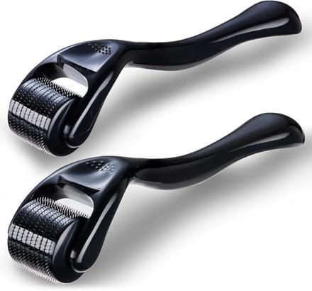 Nexvo® Dermaroller Haargroei - Dermaroller - Zwart - ‎8cm x 2cm x 1cm
