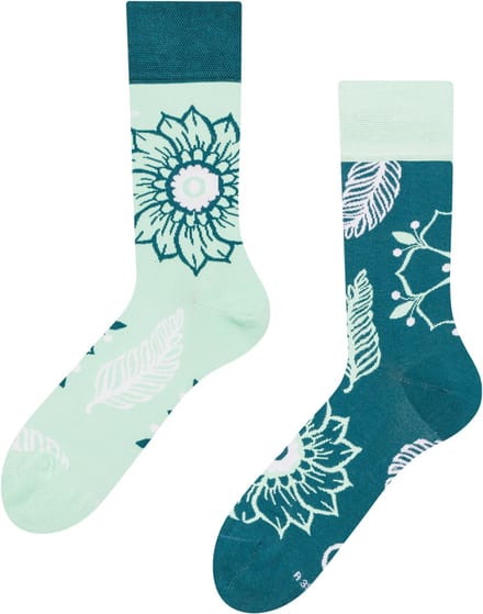 Mismatch Sokken Mandala & Blaadjes 35-38