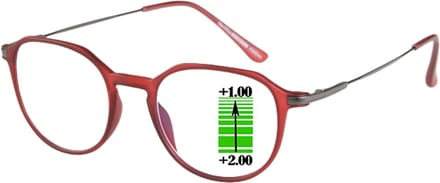 Leesbril Ofar Office Multifocaal CF0004C- Rood -+2.00