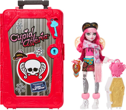 Monster High Skulltimate Secrets Cabinevakantie Speelset - Cupid Asteria Pop en Accessoires