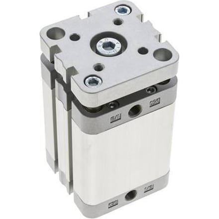ISO 21287 Compacte Dubbelwerkende Cilinder 50-50mm - Magnetisch - Niet-roterend