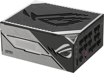 ASUS ROG Thor 1200W Platinum III Voeding - 1200 Watt - 135 mm - ATX 3.1 - 80 Plus 80 PLUS Platinum