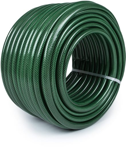 Tuinslang | Groen | 50 meter | Binnendiameter: 16 mm | 3-laags | UV-bestendig & Slijtvast