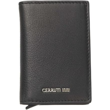 Cerruti 1881 Zwarte Kalfsleren Herenportemonnee