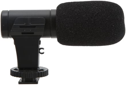 Allecto - On-cameramicrofoon - Videomicrofoon - Ideaal voor Vloggen - Compact formaat - Ruisonderdrukkingsmicrofoon - Geschikt voor camera's en cam...