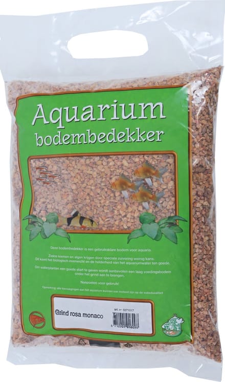 De Boon Aquarium grind Rosa Monaco | zak 8 kg | natuurlijke bodembedekker
