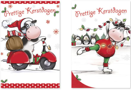 Kerstkaarten Box Humor