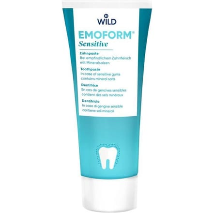 Emoform Tandpasta Sensitive Fluoride - 75 ml