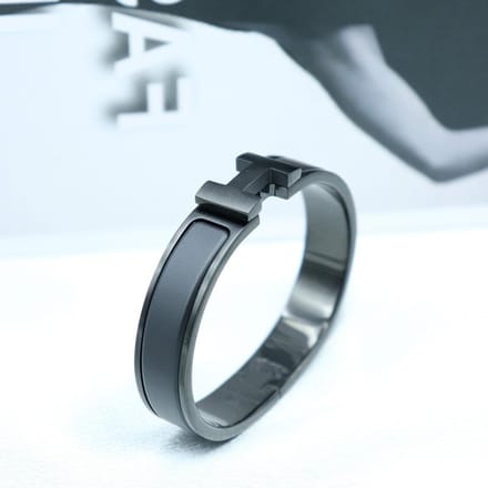 Matte armband Gekleurd emaille koppelarmband No. 17 gray