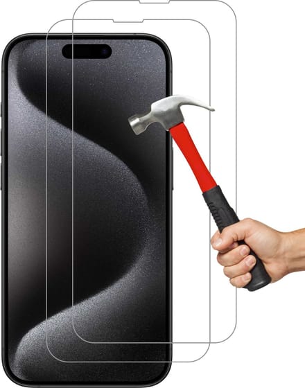 Screenprotectors Geschikt voor iPhone 15 Pro Max Arara Screenprotectors Beschermglas - 2 stuks