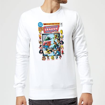 Justice League Crisis On Earth-Prime Cover Sweatshirt - White - S