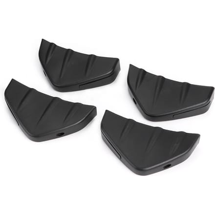 4 stuks Auto Achterbumper Diffuser Vin Spoiler Lip Universeel Auto Accessoire black