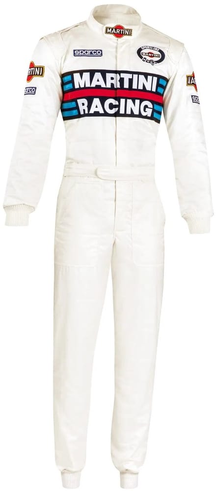 Sparco Martini Racing Racepak Competition R567 Martini Racing Overall - Wit - Maat 56