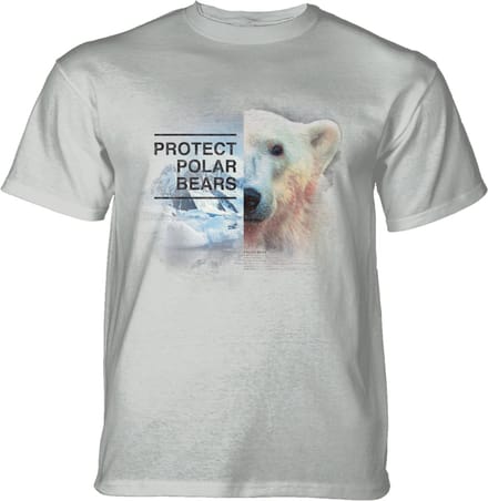 T-shirt Protect Polar Bear Grey KIDS M