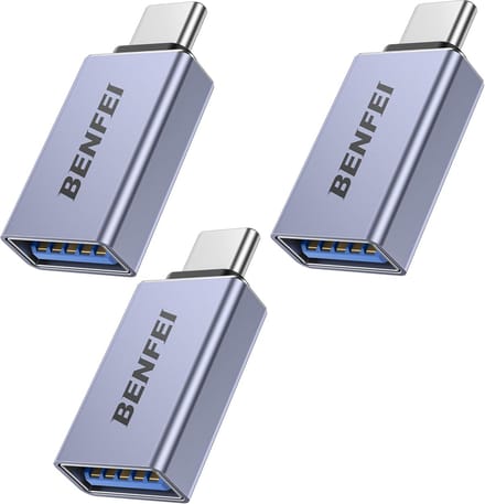 Benfei USB-C naar USB-A Adapter (3-pack) – USB C / USB A Converter