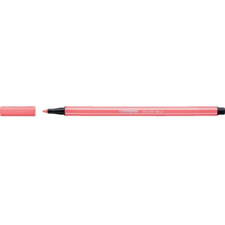 STABILO Pen 68 - Premium Viltstift - Neon Rood - per stuk