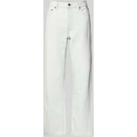 Straight fit jeans met logoprint