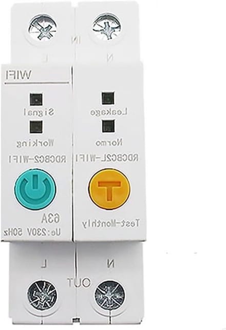 Energieverbruiksmeter - Stroommeter Wifi - Energie Verbruik Meten - Real-time Inzicht - 2P Module - Wit