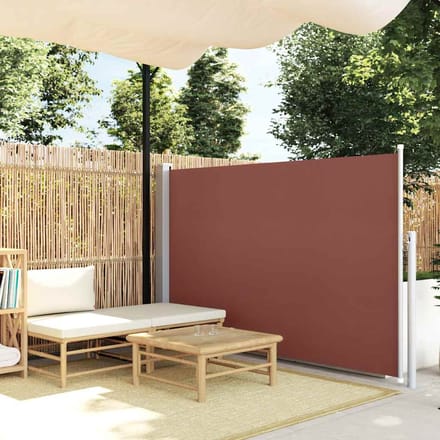 vidaXL - Tuinscherm - uittrekbaar - 140x500 - cm - bruin