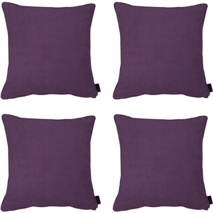 Madison - Sierkussen Panama purple - Ca. 60x60 cm - Set van 4