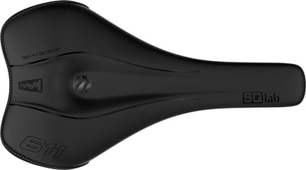 SQlab Ergowave Active Zadel 611 S-Tube – MTB Tech & Trail – Superlicht schuim - Zwart – 13cm