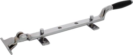 Intersteel Raamuitzetter Ton met stelpennen chroom / ebbenhout