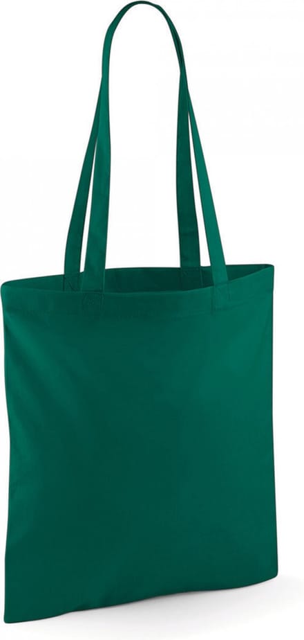 Westford Mill Bag For Life - Long Handles WM101 - Bottle Green - 38 x 42 cm
