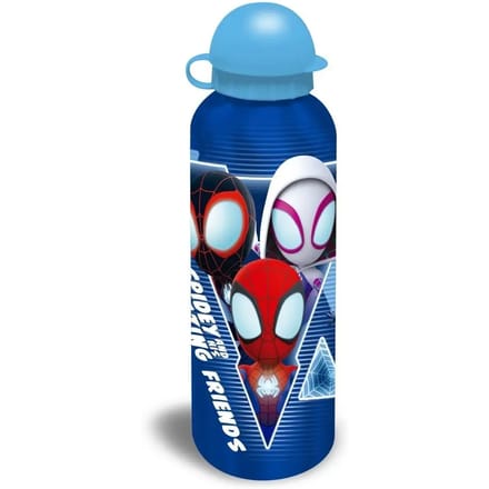Spidey & Zijn Geweldige Vriendjes – Aluminium Drinkfles 500ml – Marvel – Assorti (1 van 3 ontwerpen)