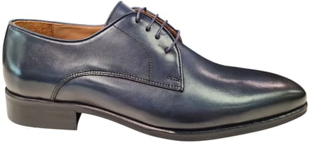 Melik Schoen Derby Marizo Donkerblauw (navy) - Maat 41 - Heren - Nette schoen