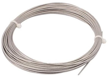 Flexibele Staaldraad Kabel 10m - 1mm Diameter voor Tuin en Hekwerk