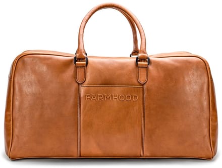 Farmhood Memphis Weekender reistas Leer 53 cm - cognac