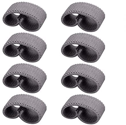 Elastische Riemhouders voor 2,5 cm Brede Riemen - Set van 8 Stuks
