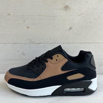 Air sneaker zwart camel (Verkrijgbaar van maat 36 t/m maat 45) Camel / 39