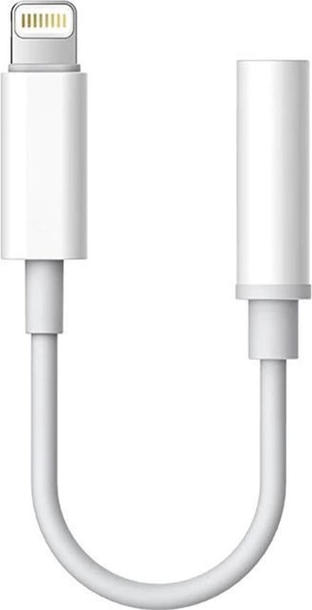 iPhone lightning naar 3,5mm jack audio aansluiting adapter - wit