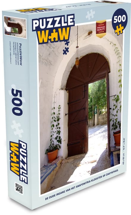 Puzzel De oude ingang van het Anafonitria klooster op Zakynthos - Legpuzzel - Puzzel 500 stukjes